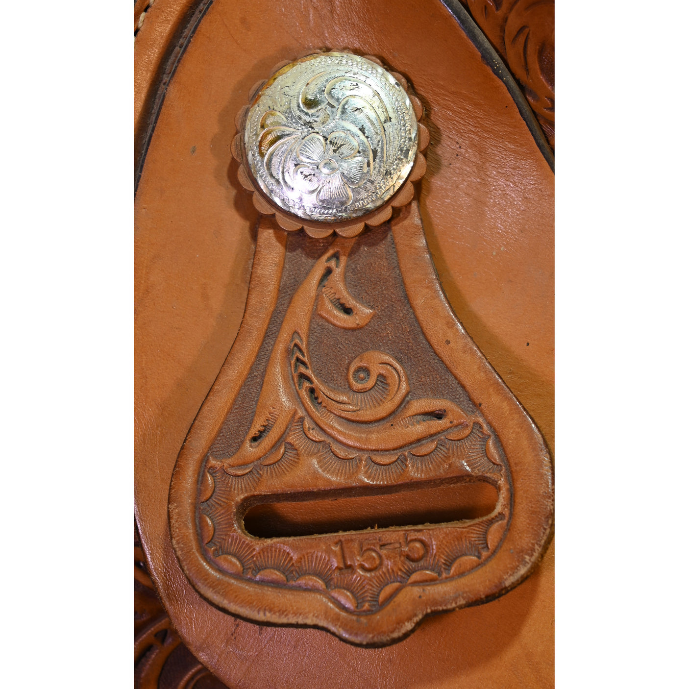 Used 15.5" Hereford Tex Tan Trophy Steer Wrestling Saddle
