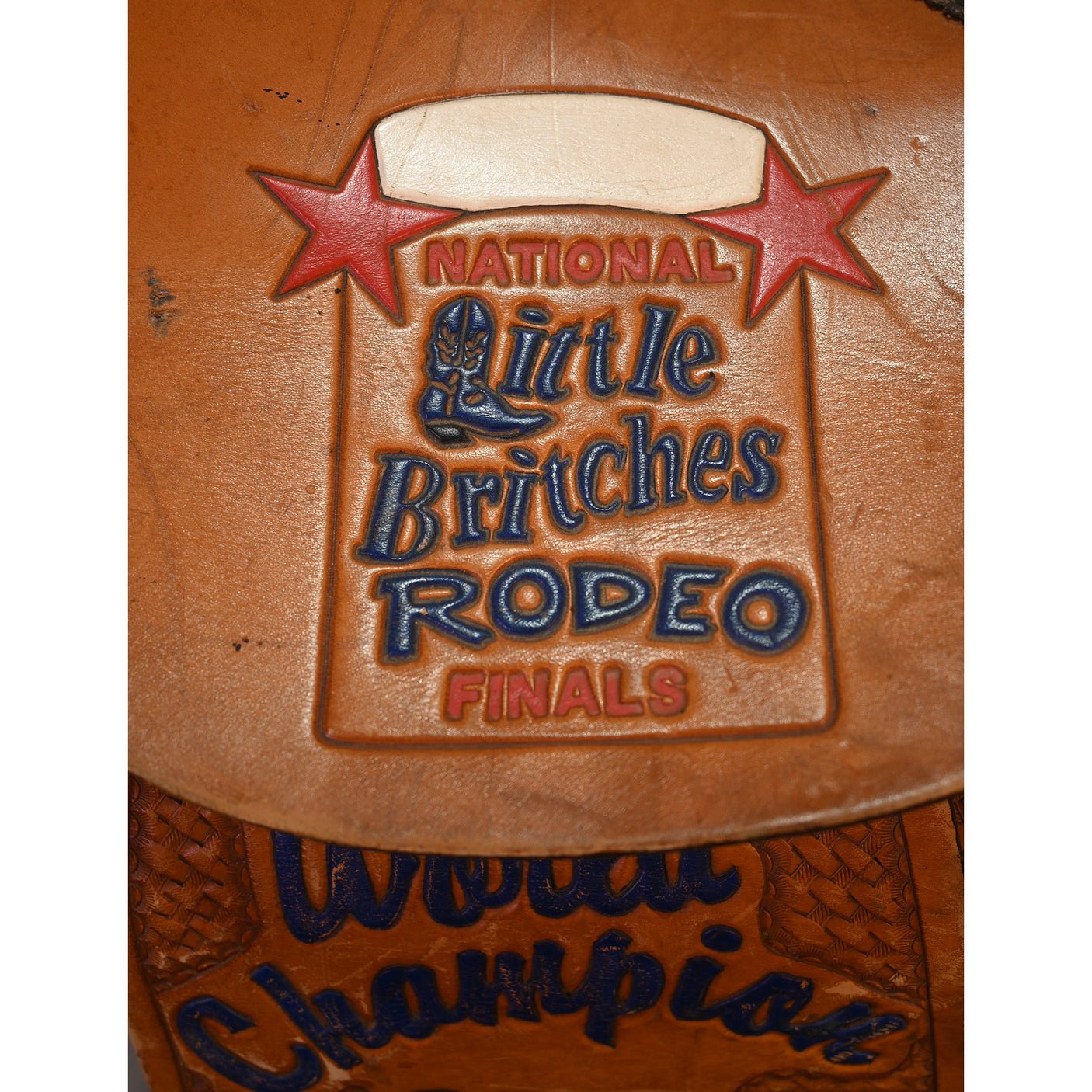 Used 15.5" Hereford Tex Tan Trophy Steer Wrestling Saddle