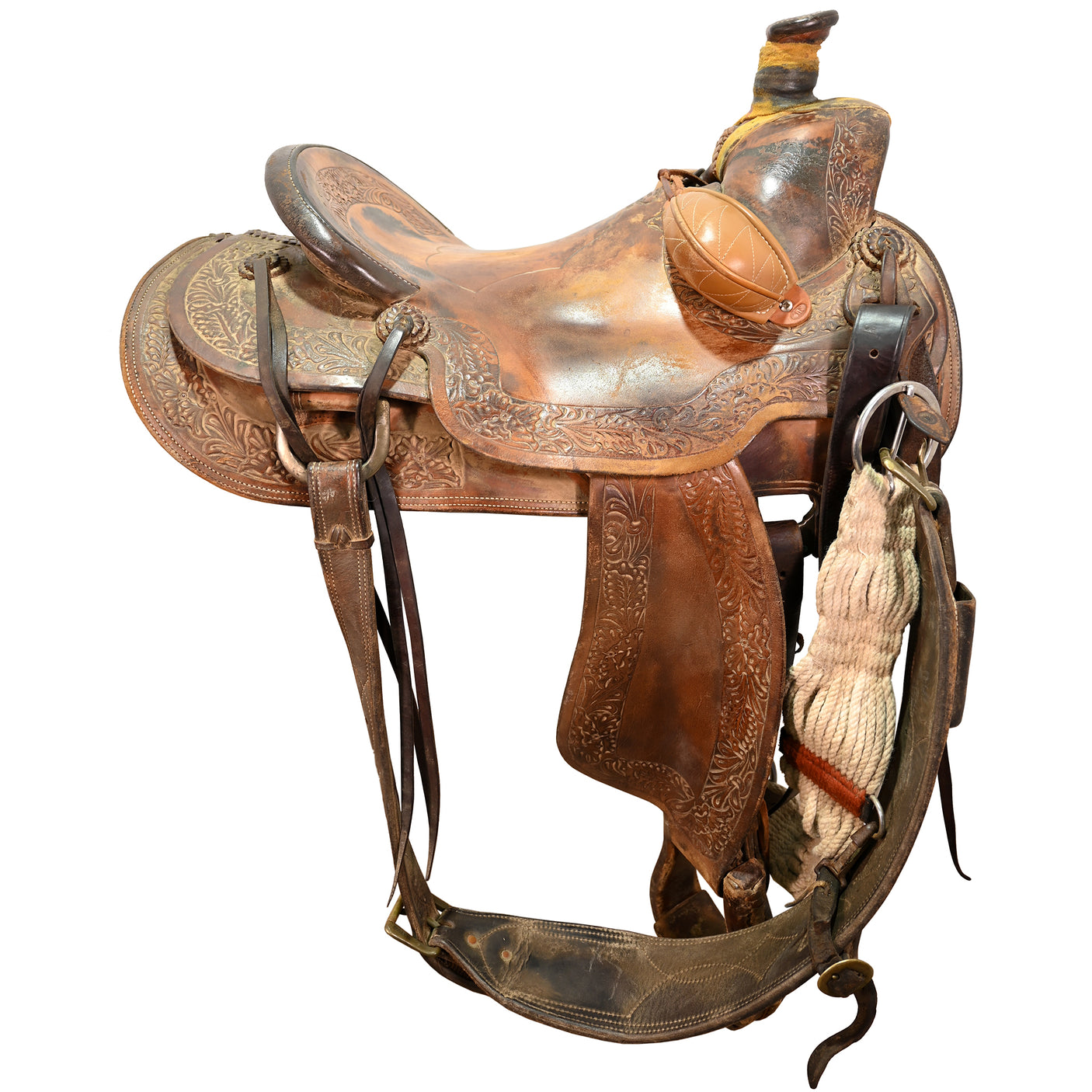 Used 15.5" Ron Carlton Ranch Saddle