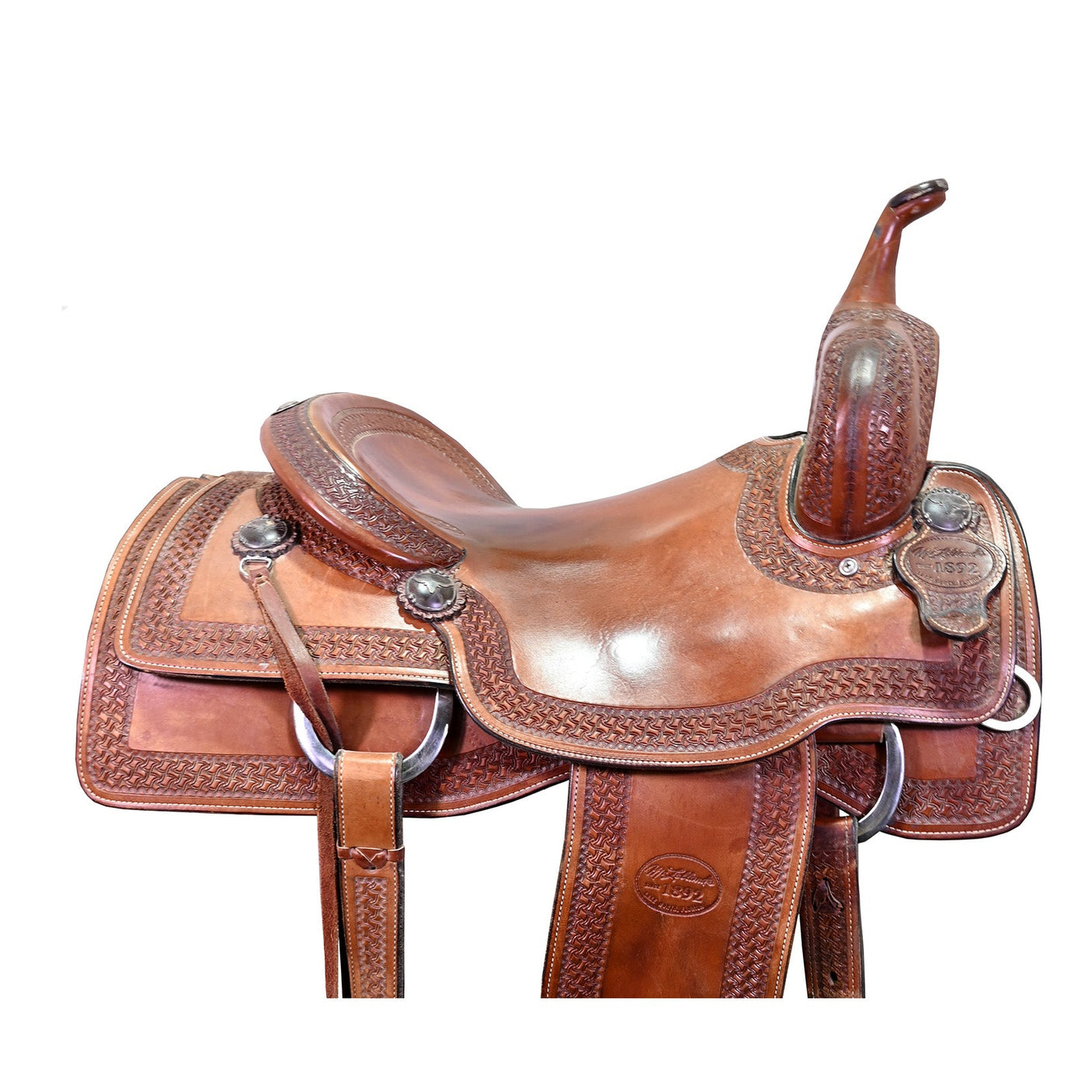 Used 15.5" McLelland's Cutting Saddle