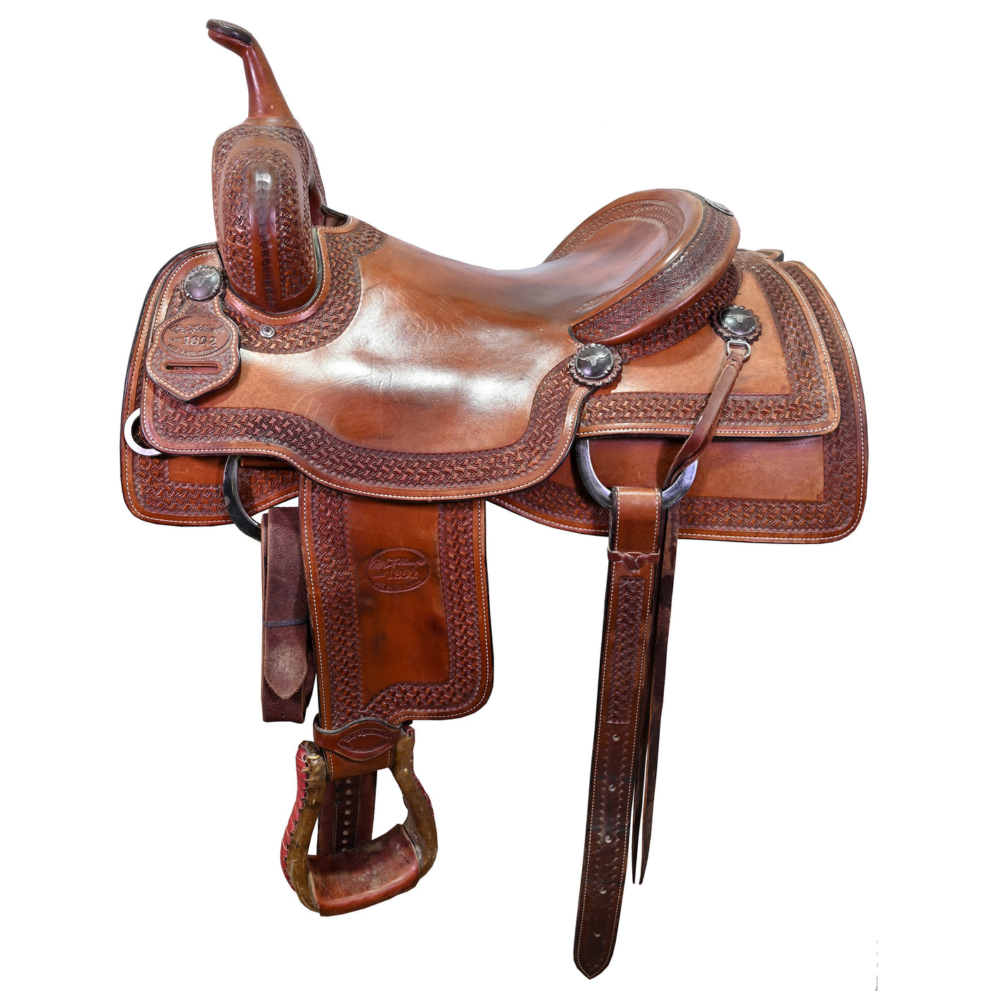 Used 15.5" McLelland's Cutting Saddle