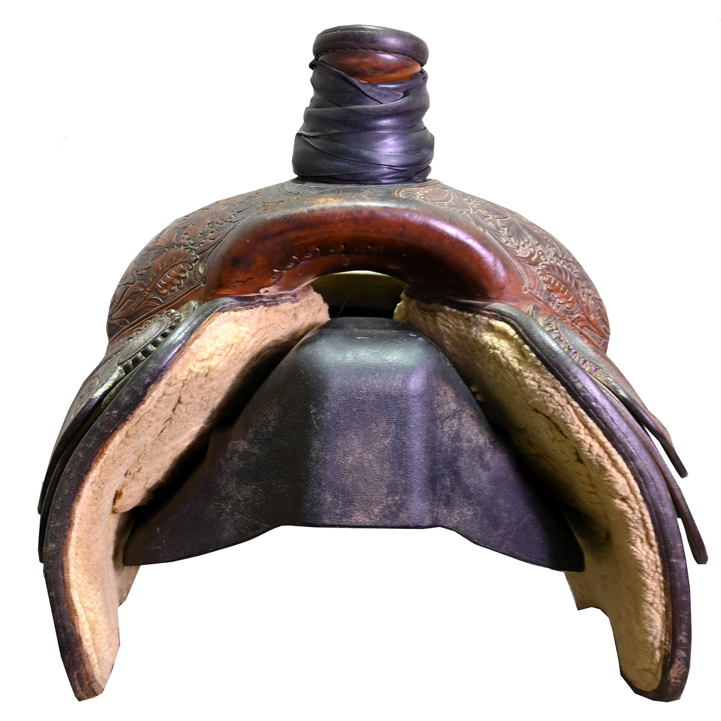 Used 15" Bader Team Roping Saddle