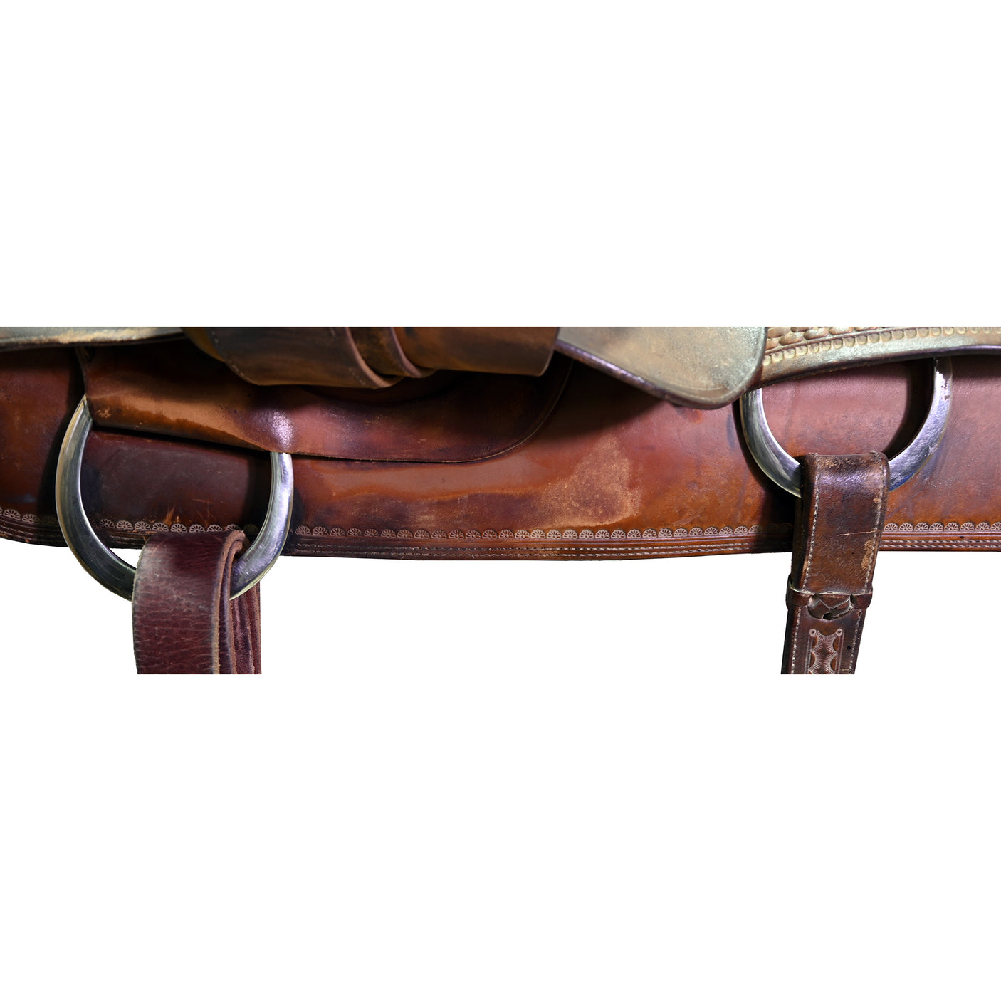 Used 15" Bader Team Roping Saddle