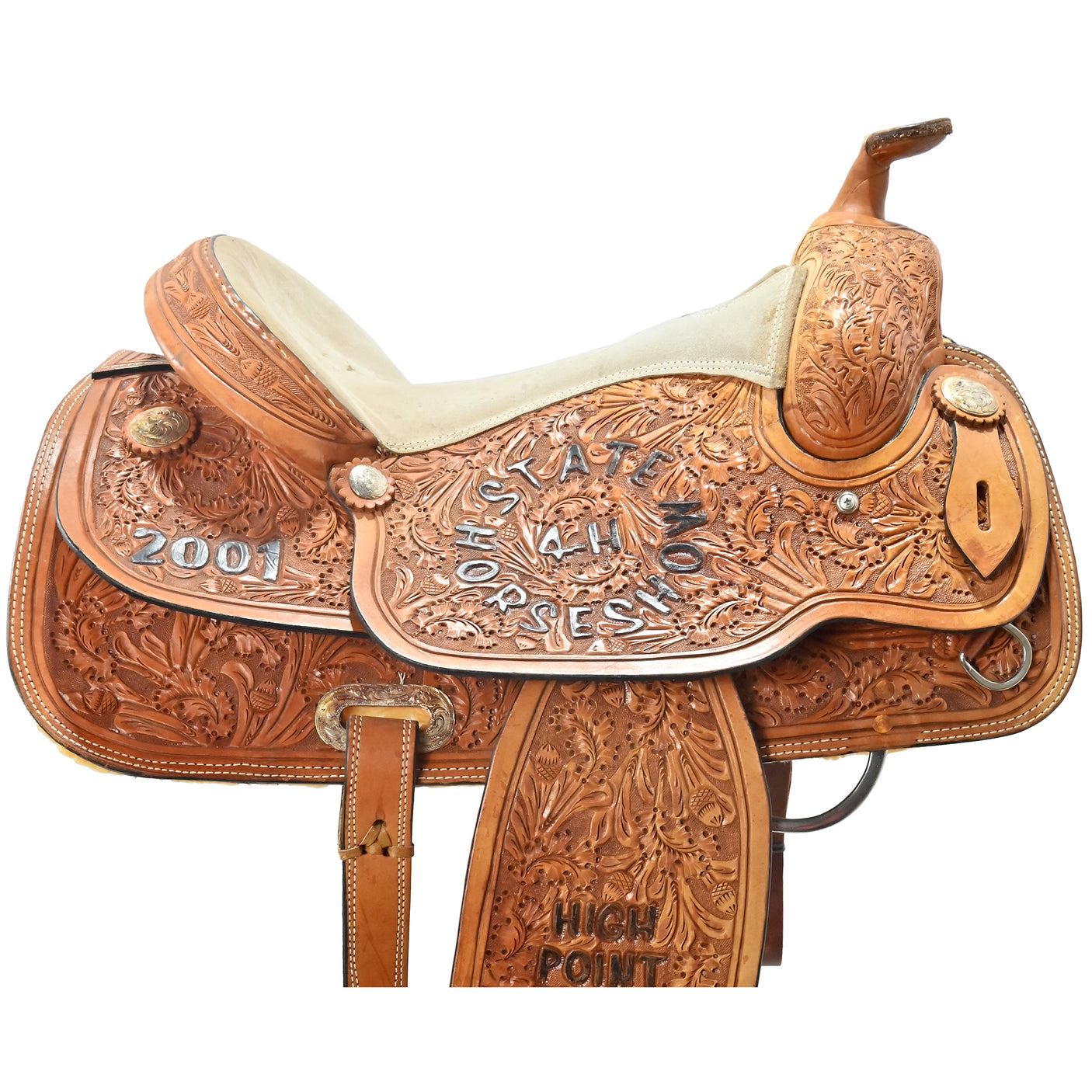 Used 15" C Bar C Show Saddle