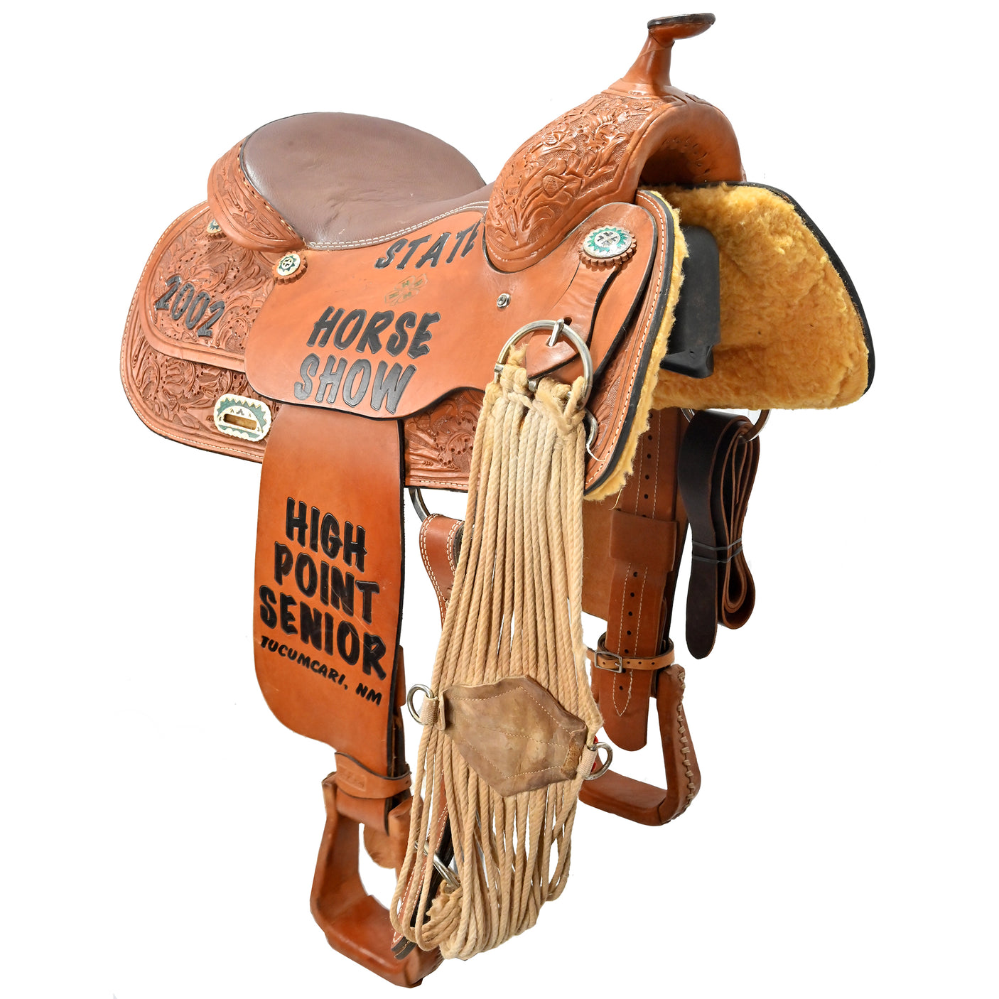 Used 15" C Bar C Show Saddle