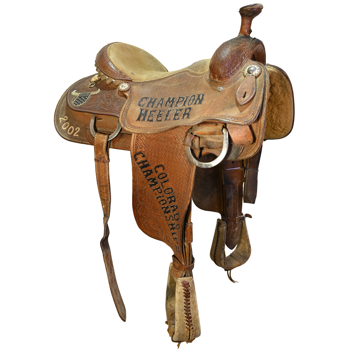 Used 14.5" Martin Trophy Team Roping Saddle