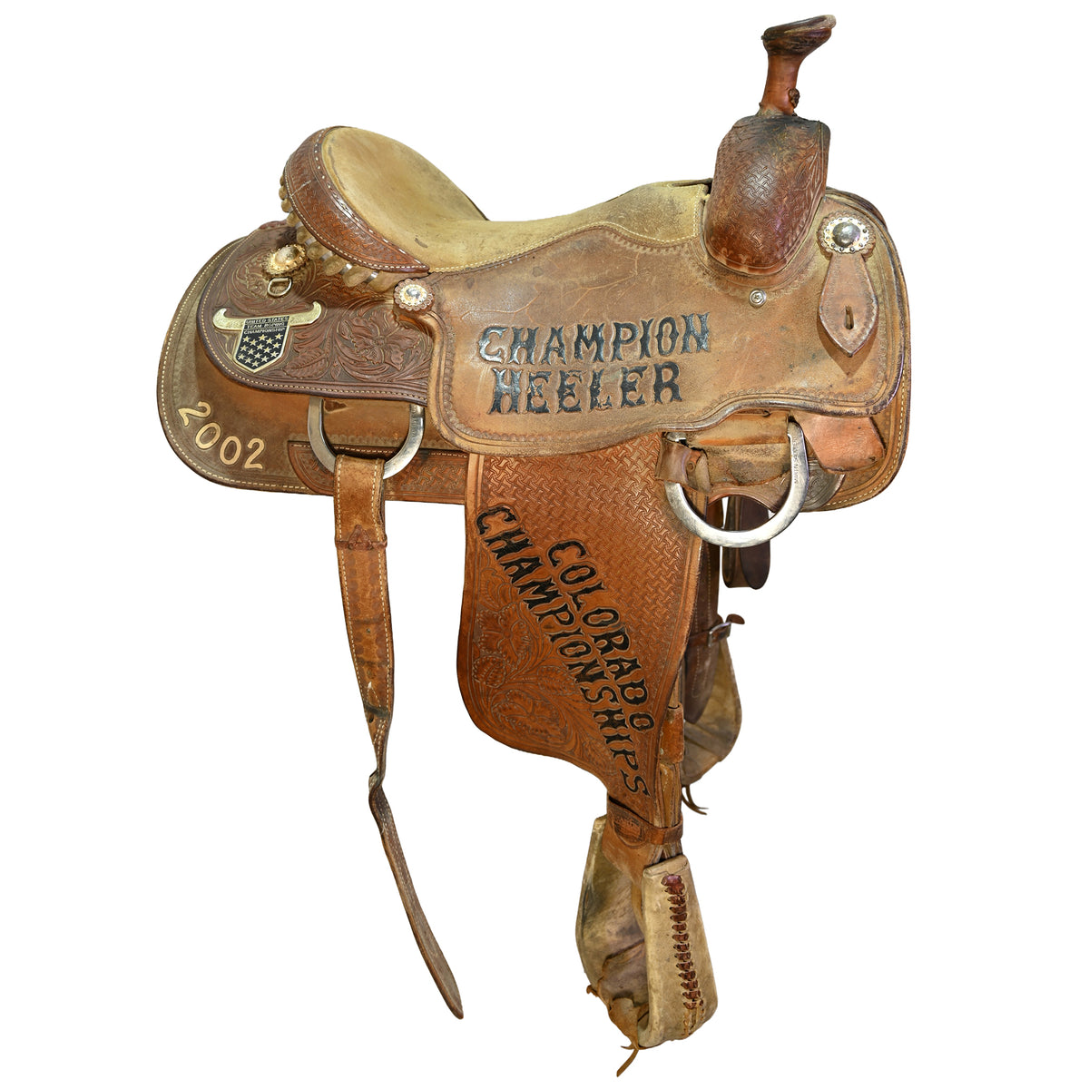 Used 14.5" Martin Trophy Team Roping Saddle