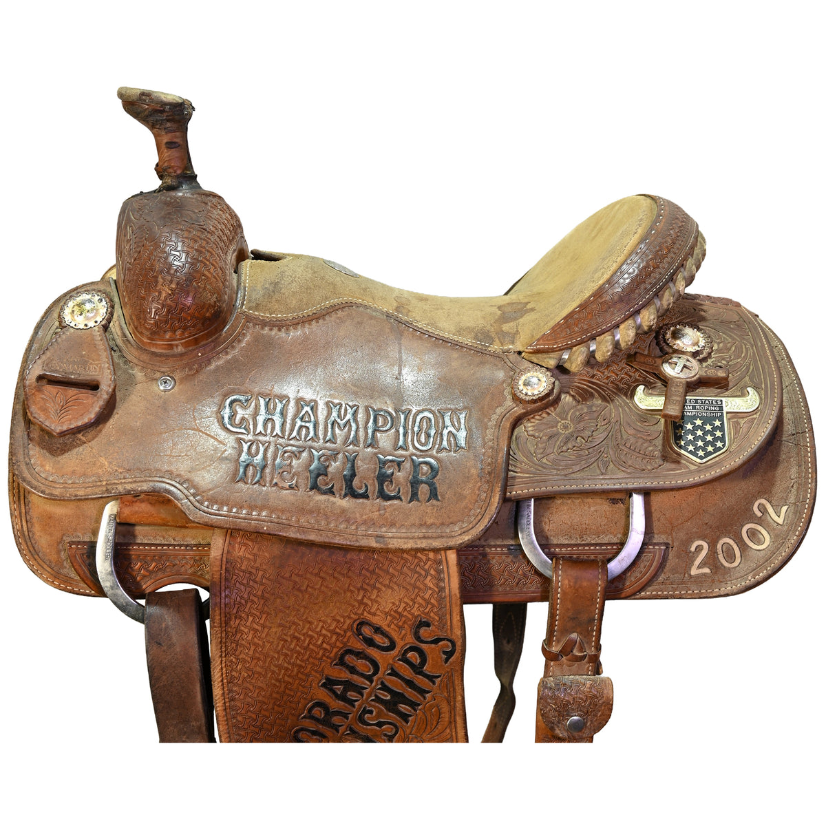 Used 14.5" Martin Trophy Team Roping Saddle