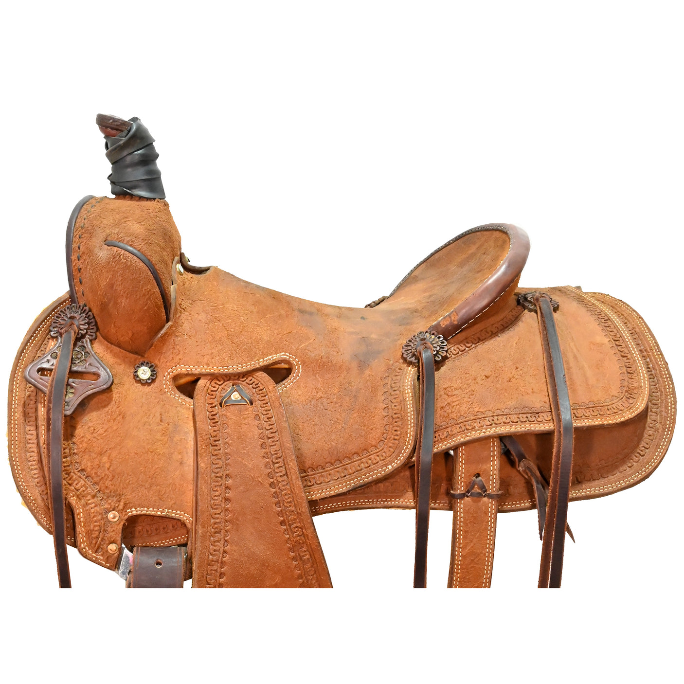 SOLD! Used 16" Whit Adkins Ranch Cutting Saddle