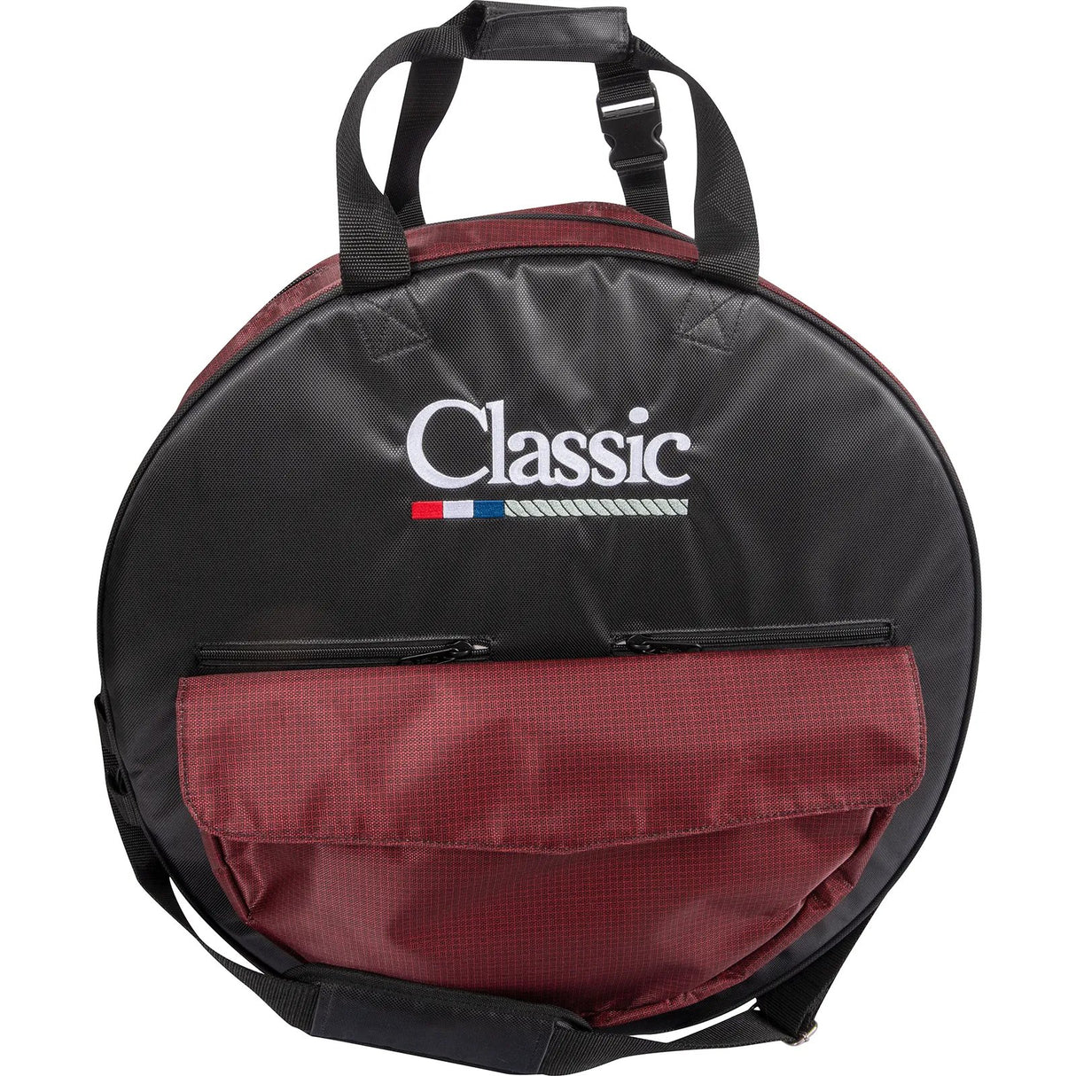 Classic Ropes Deluxe Rope Bag- Black/Ruby Basket