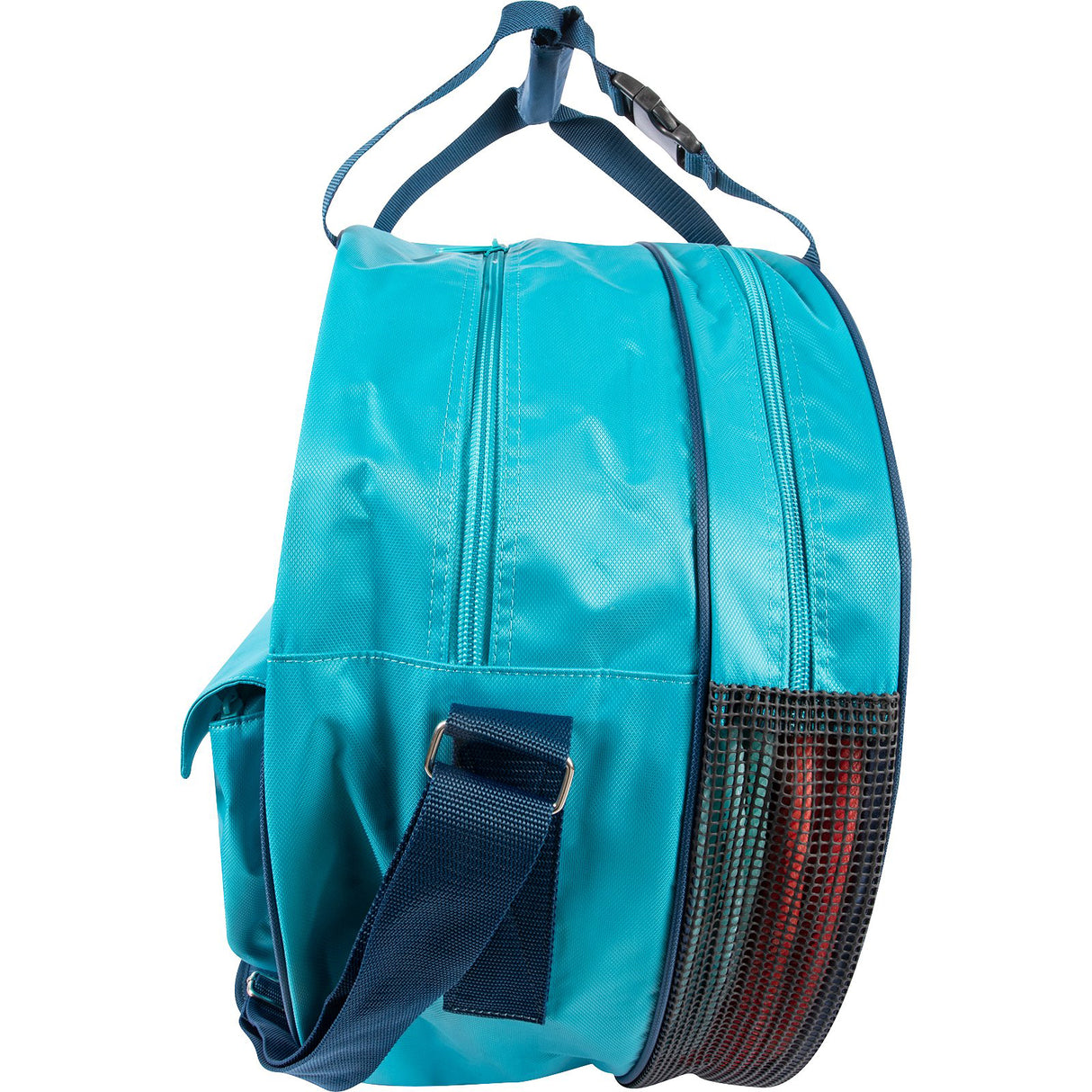 Classic Ropes Deluxe Rope Bag- Navy/Aqua