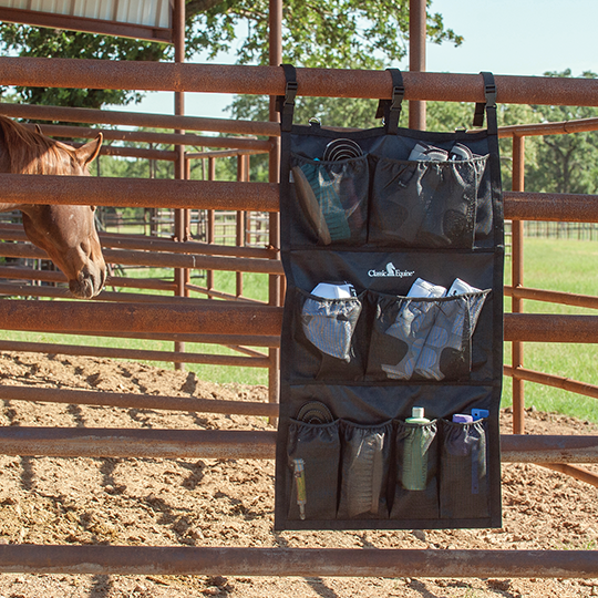Classic Equine Hanging Grooming Case - Black