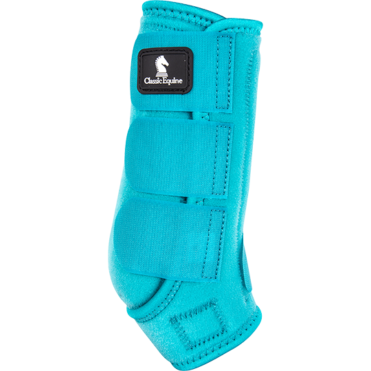 Classic Equine Classic Fit Front Boots- Aqua