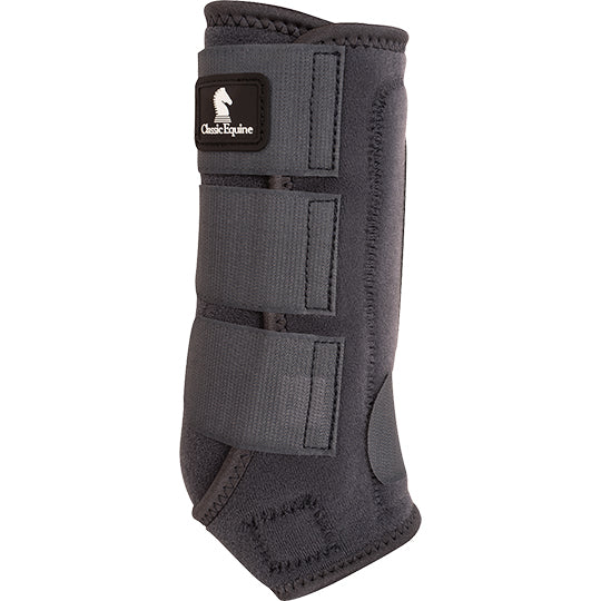 Classic Equine Classic Fit Front Boots- Charcoal
