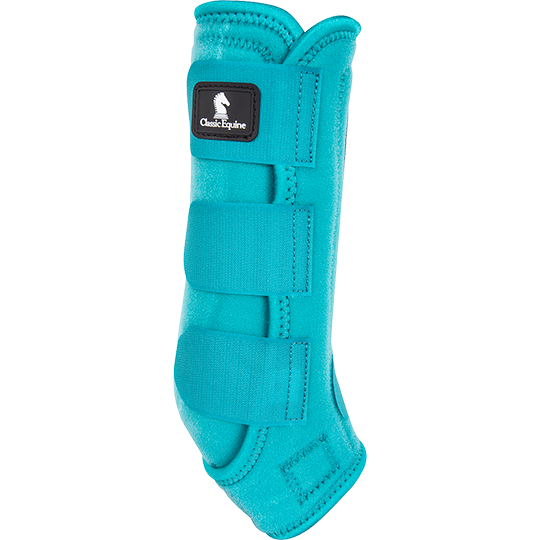 Classic Equine Classic Fit Hind Boots- Aqua