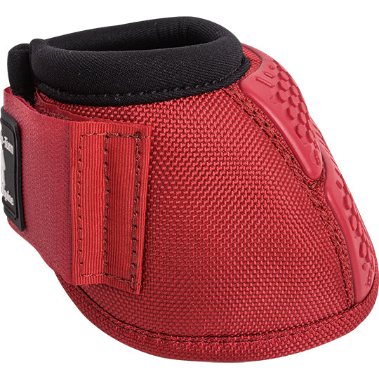 Classic Equine Flexion No-Turn Bell Boots- Crimson