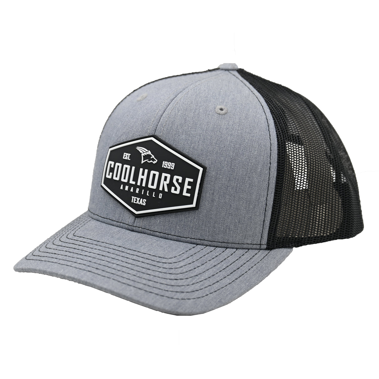 Coolhorse Gray Cap with Rubber Coolhorse Patch