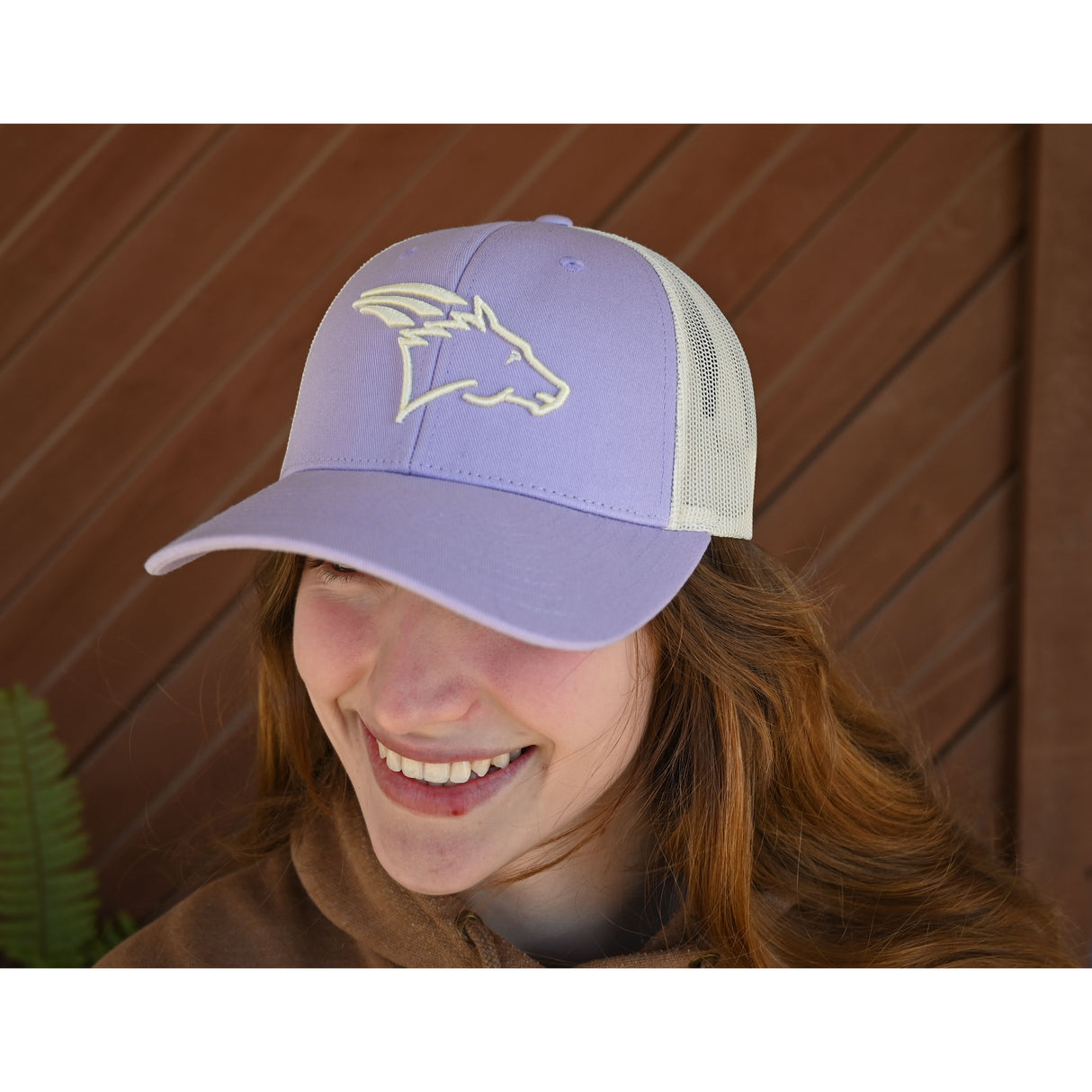 Coolhorse Lilac and Birch Mesh Low Profile Trucker Cap