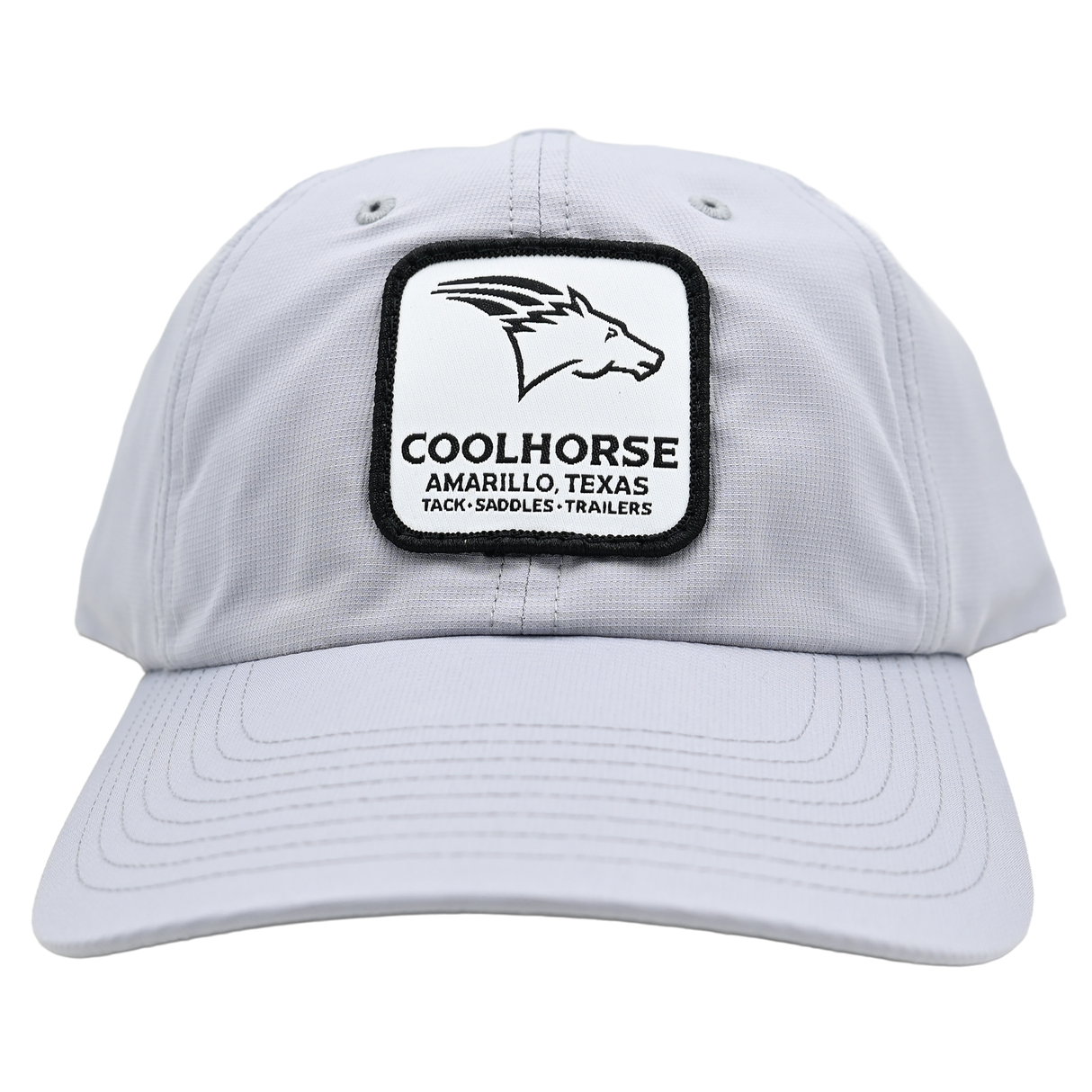 Coolhorse Light Grey Active Cap with Simple Coolhorse Patch