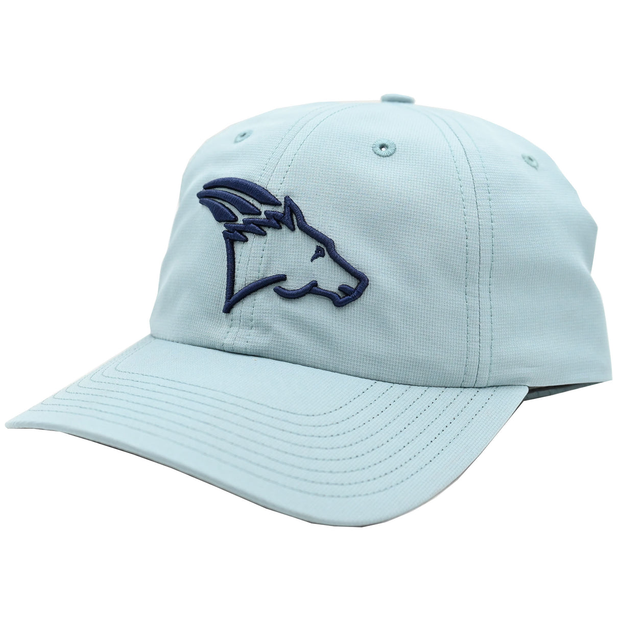 Coolhorse Smoke Blue Active Cap with Navy Coolhorse Logo