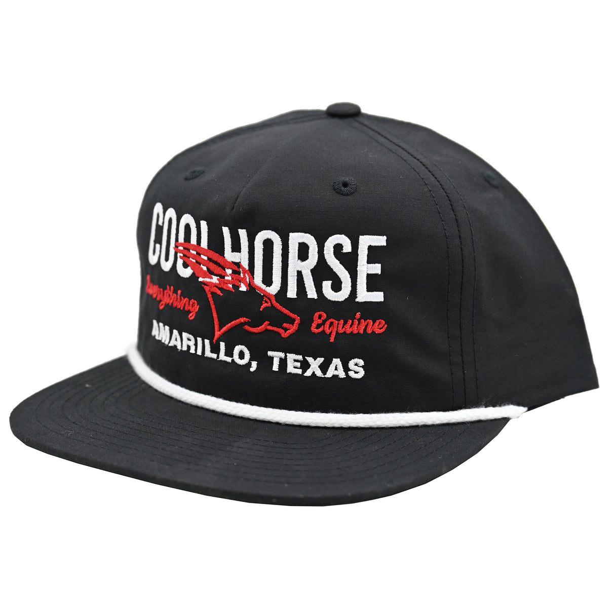 Coolhorse Black Grandpa Cap with Coolhorse Logo