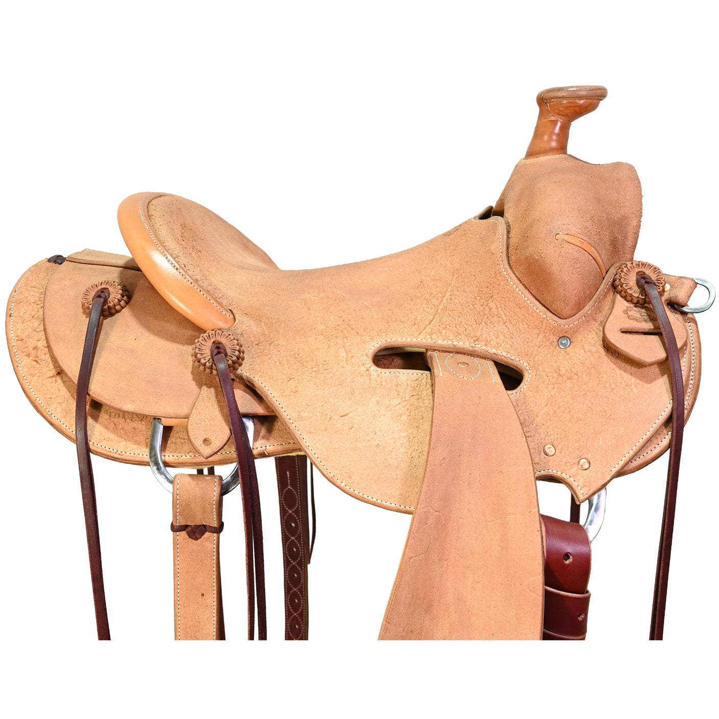 New! 15.5" Coolhorse Leather Ranch Saddle