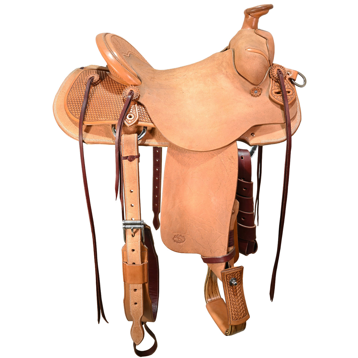 New! 15.5" Coolhorse Leather Ranch Saddle