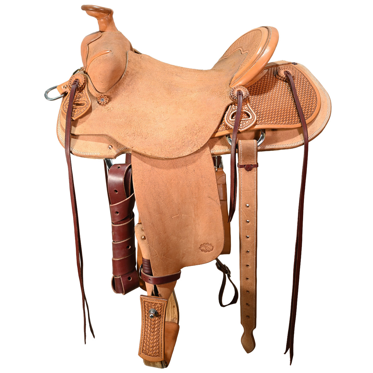 New! 15.5" Coolhorse Leather Ranch Saddle