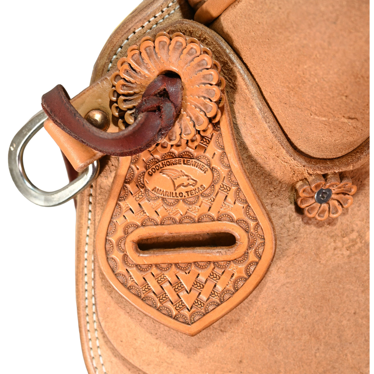 New! 15.5" Coolhorse Leather Ranch Saddle