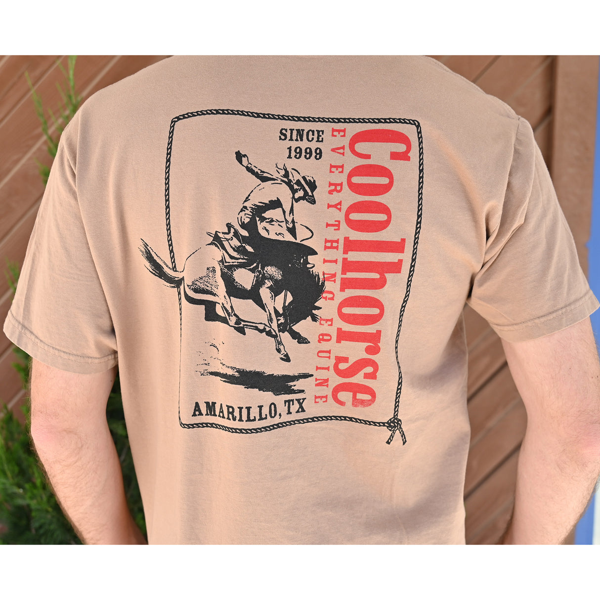 Coolhorse Russet Cowboy Short Sleeve T-Shirt