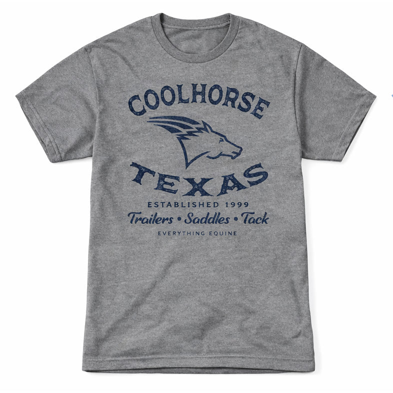 Coolhorse Light Grey Everything Equine Short Sleeve T-Shirt