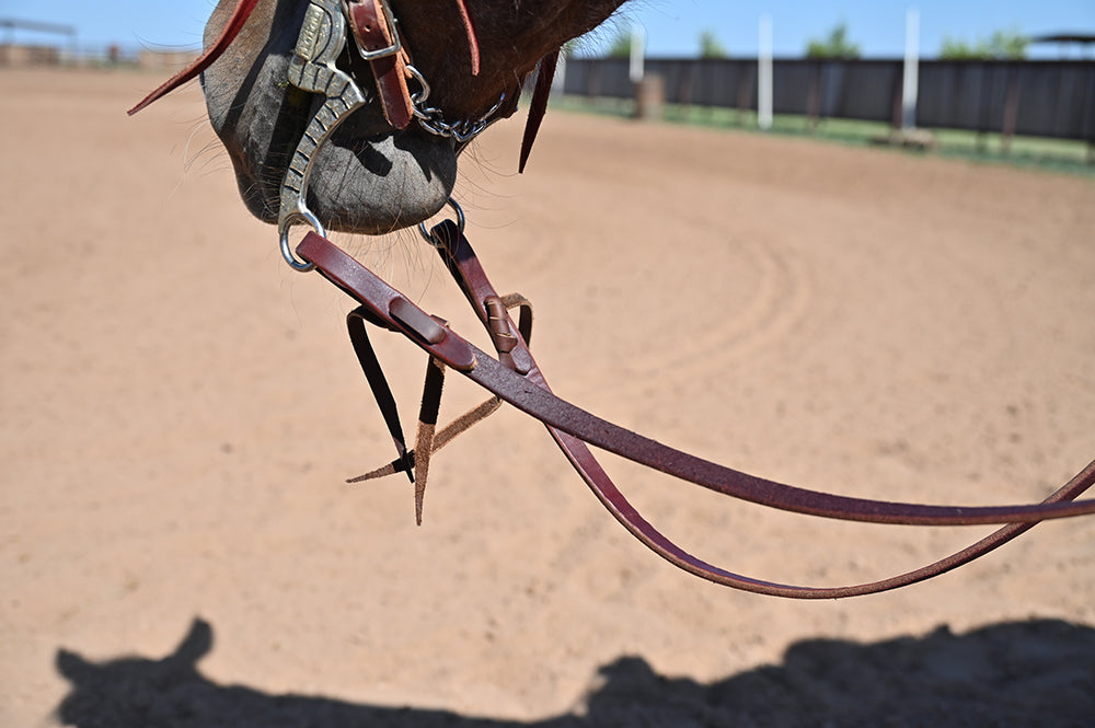 Coolhorse Leather 5/8” Latigo Roping Reins