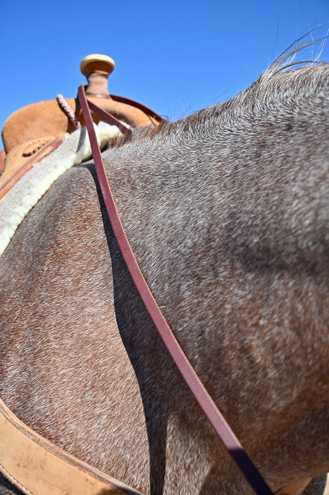 Coolhorse Leather 5/8” Latigo Roping Reins