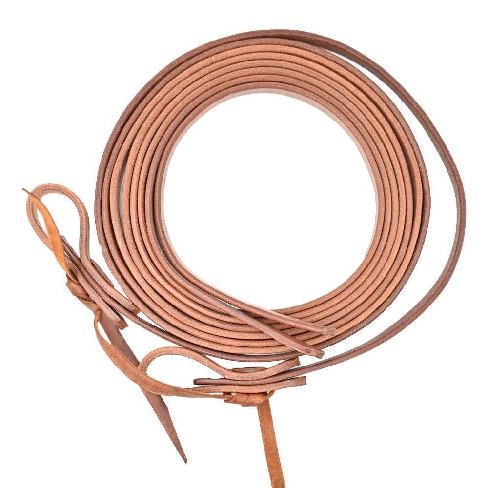Coolhorse Leather 1/2" Harness Split Reins- Handmade in Amarillo, Tx