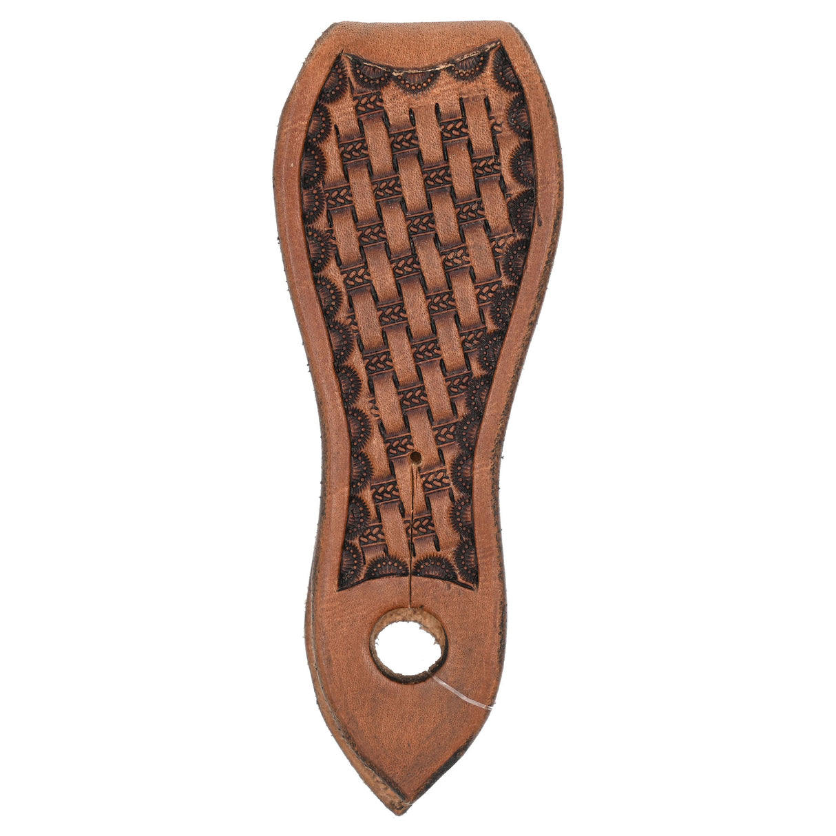 Coolhorse Leather Basket Stamped Slobber Straps