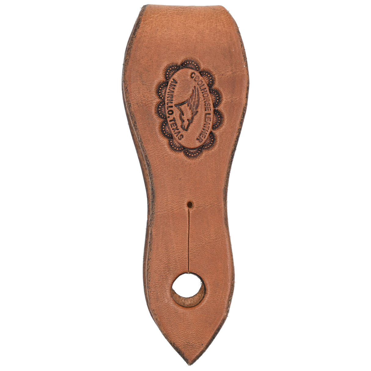Coolhorse Leather Basket Stamped Slobber Straps