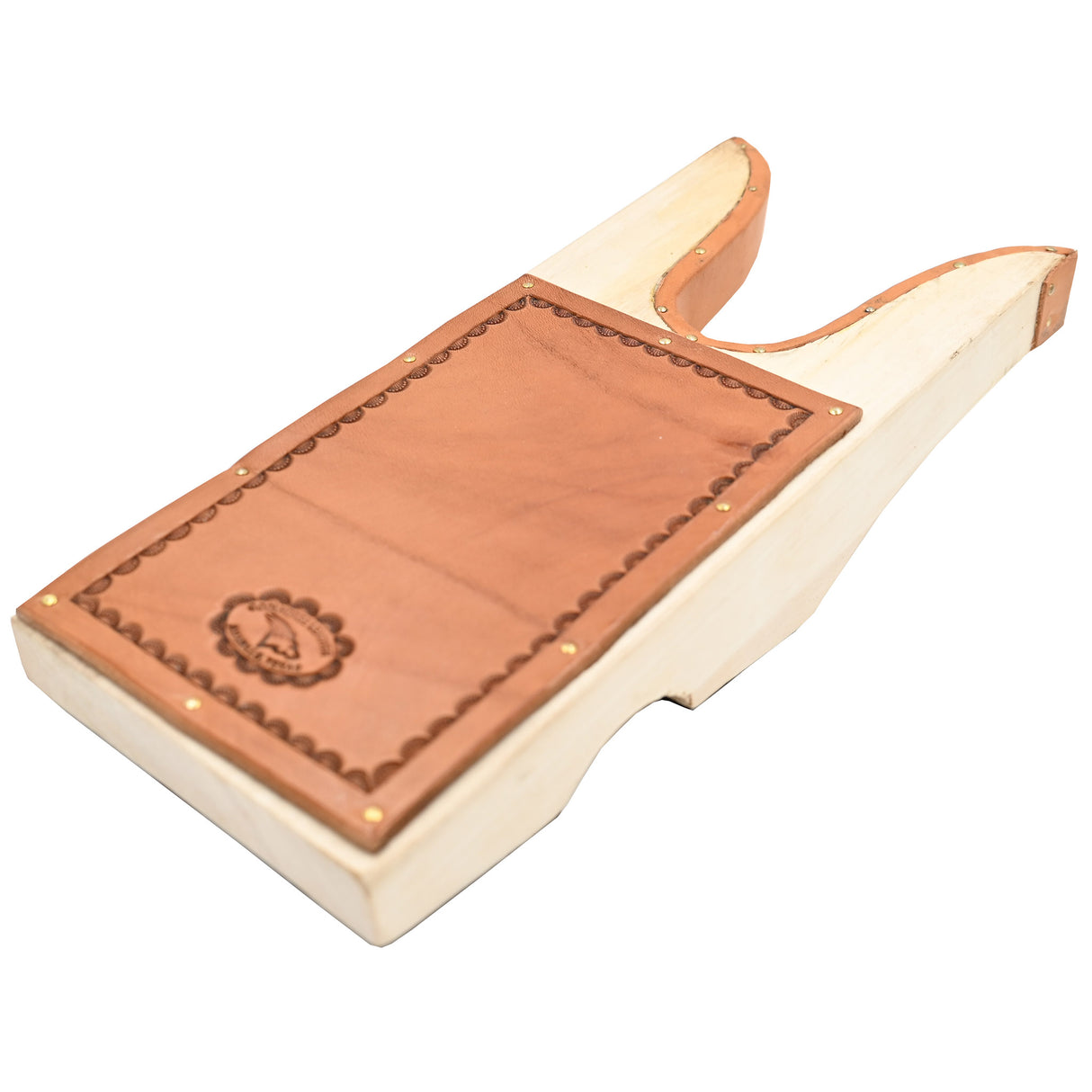 Coolhorse Leather Border Stamped Wooden Boot Jack