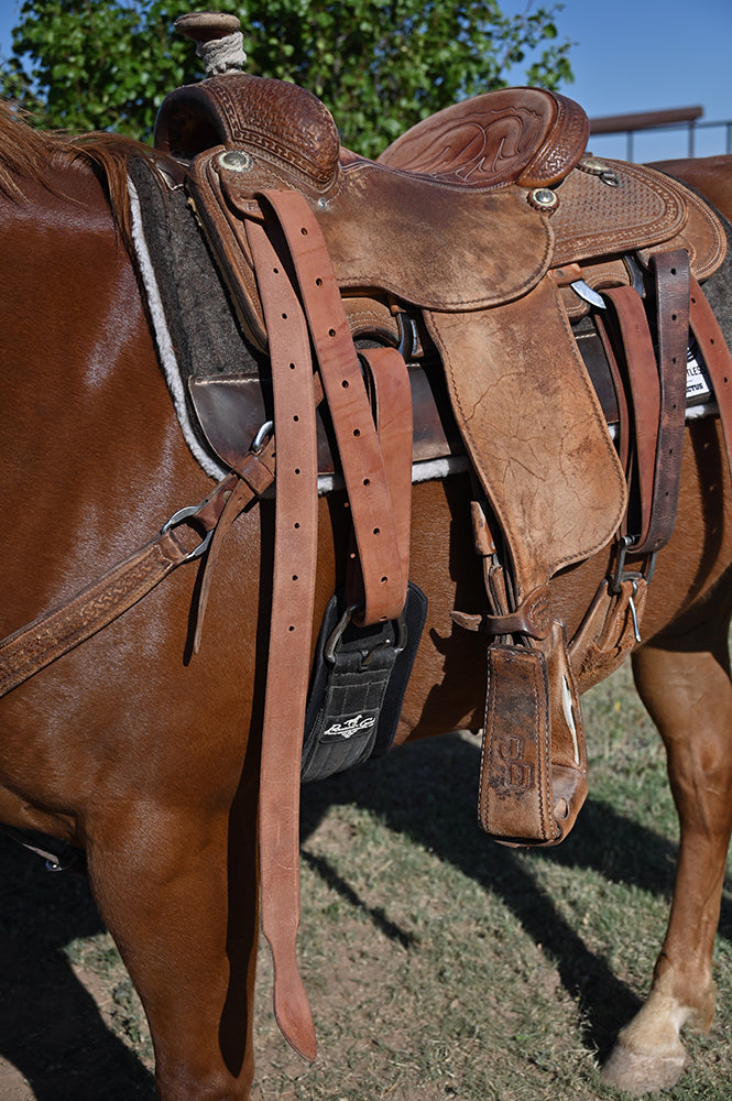 Coolhorse Leather 1 3/4" Harness Long Latigo- Handmade in Amarillo, TX