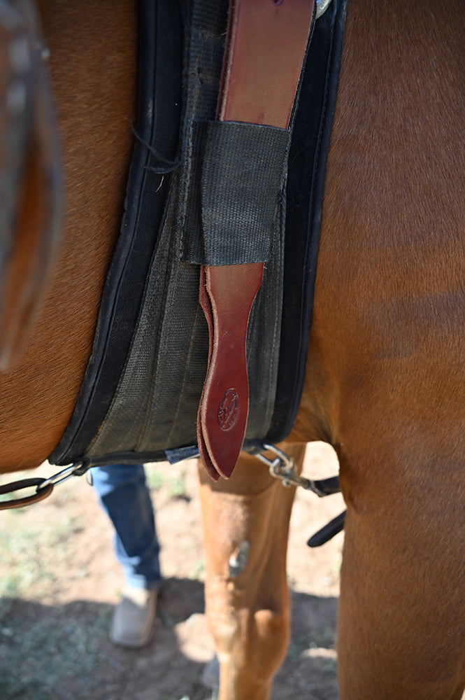 Coolhorse Leather 1 3/4" Half Breed Offside Billet-Latigo Leather, Handmade in Amarillo, TX