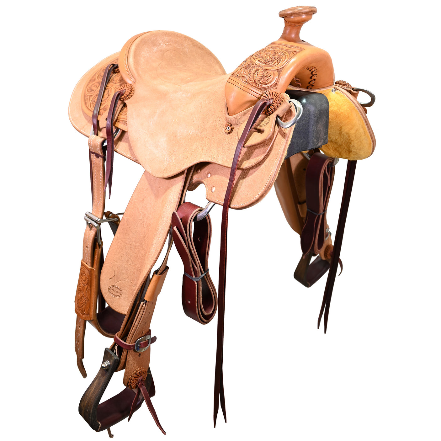 SOLD! New! 15.5" Coolhorse by Wes Mastic Ranch Roping Saddle