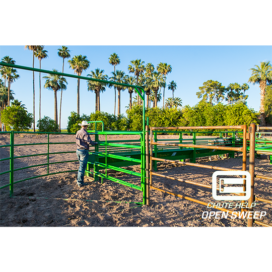 Chute Help Open Sweep