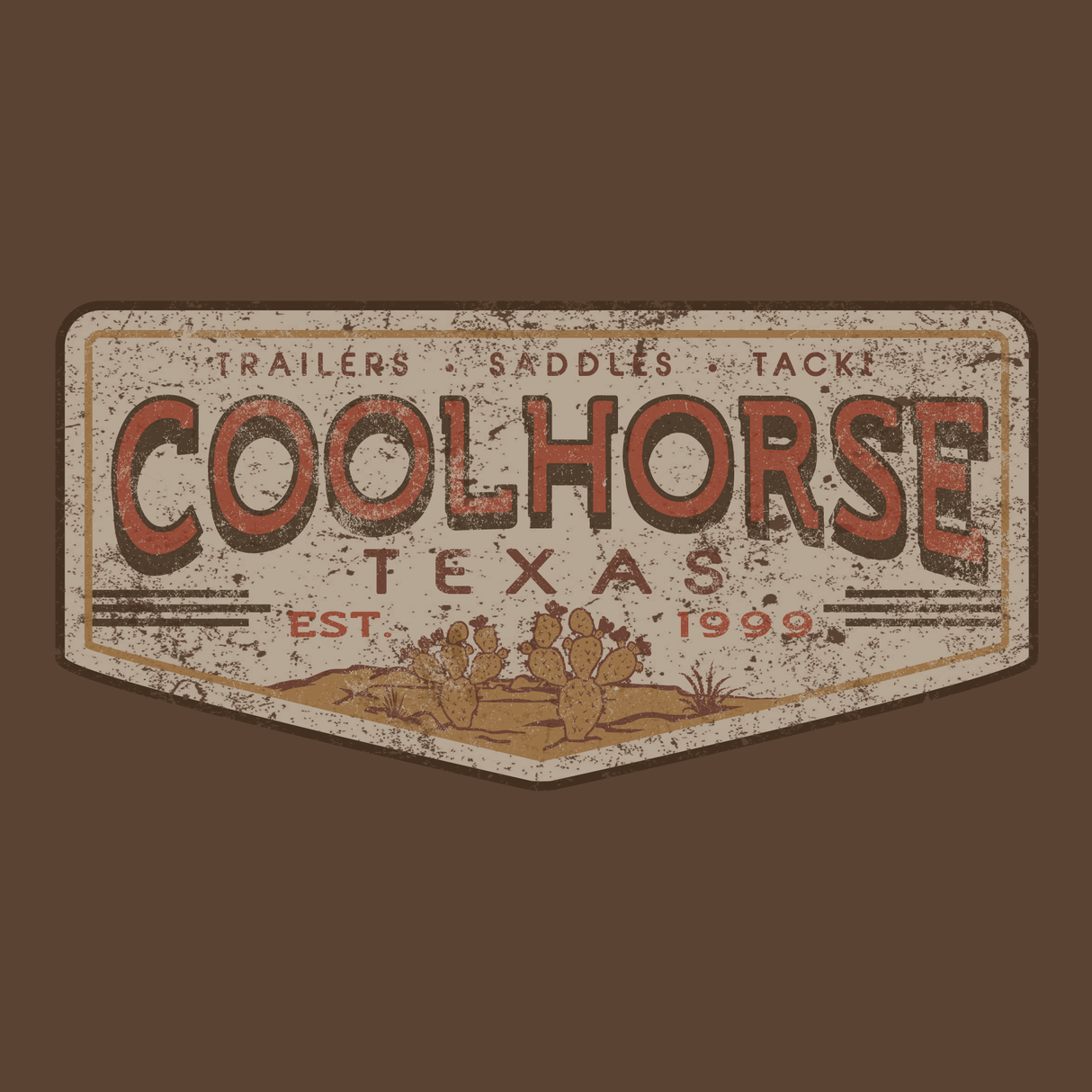 Coolhorse Rustic Desert Brown Hoodie