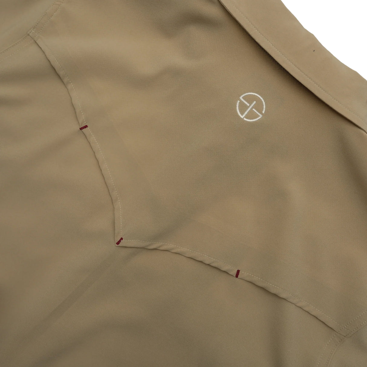 San Jac Youth Long Sleeve Performance Pearl Snap Shirt - Cowboy Khaki
