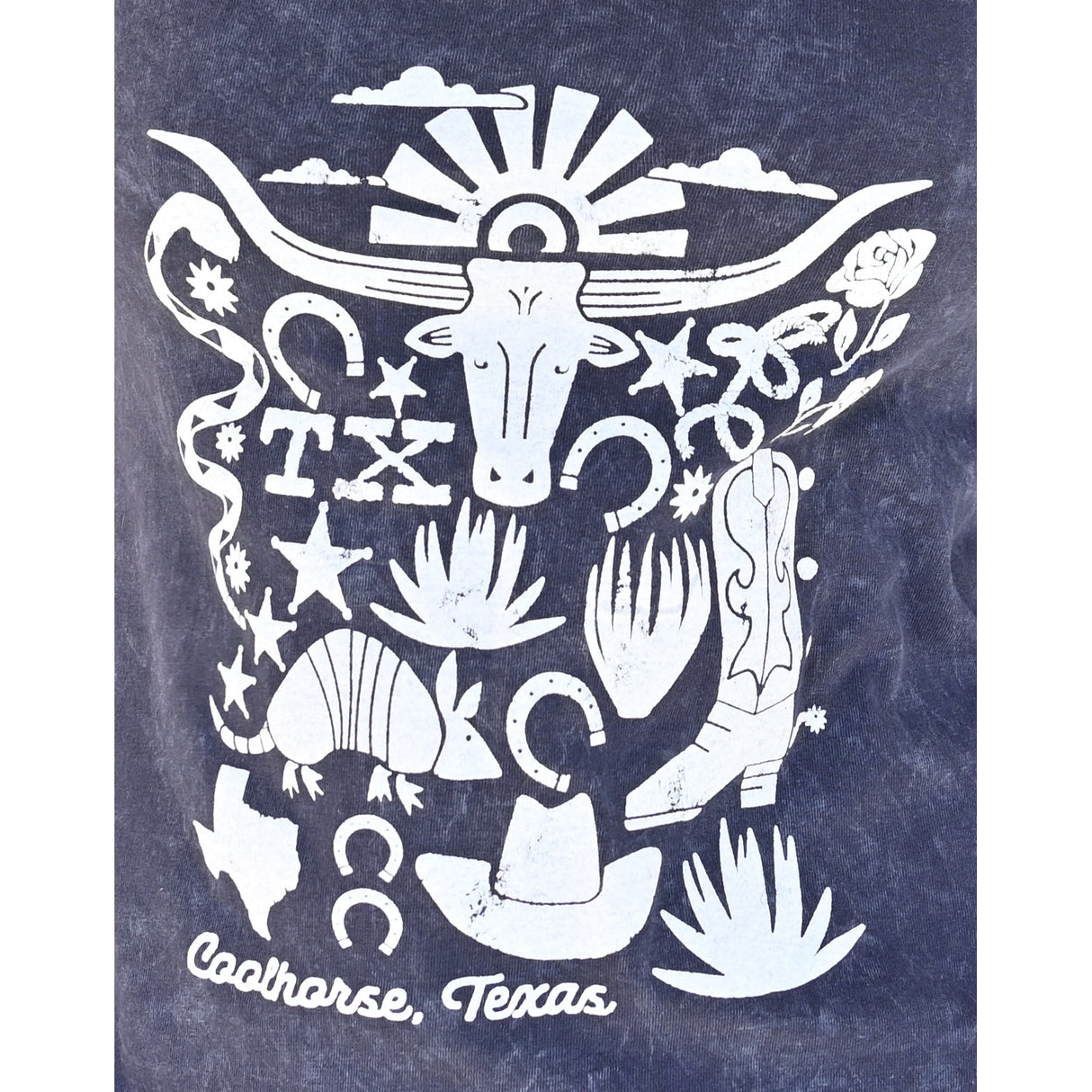 Coolhorse Navy Best of Texas Tank Top