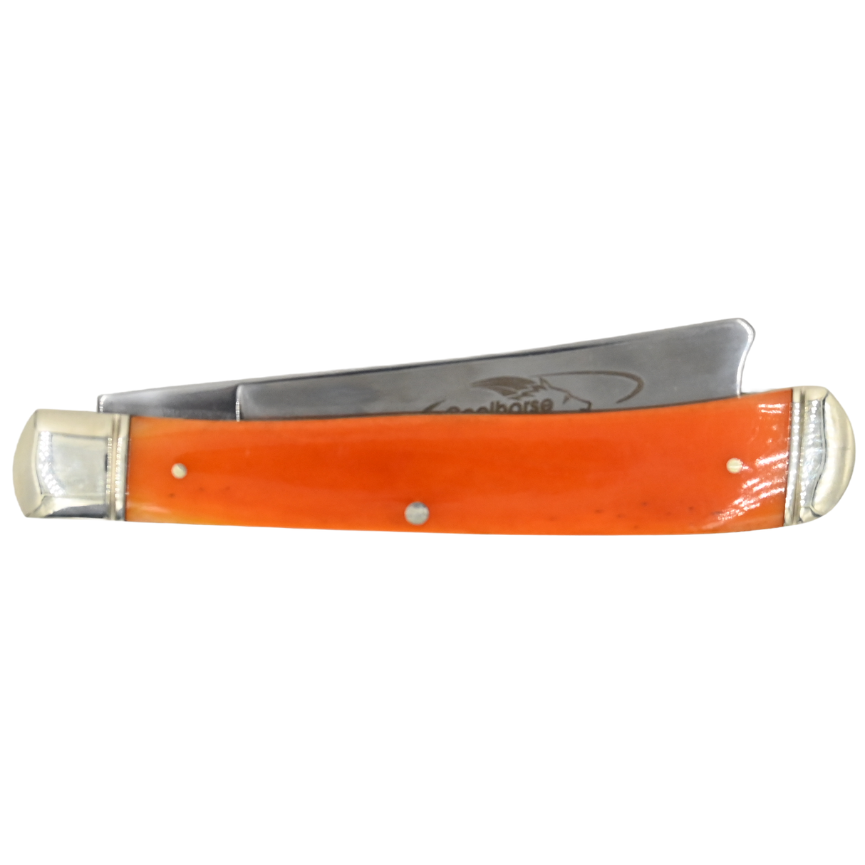 Coolhorse Orange Razor Trapper Pocket Knife