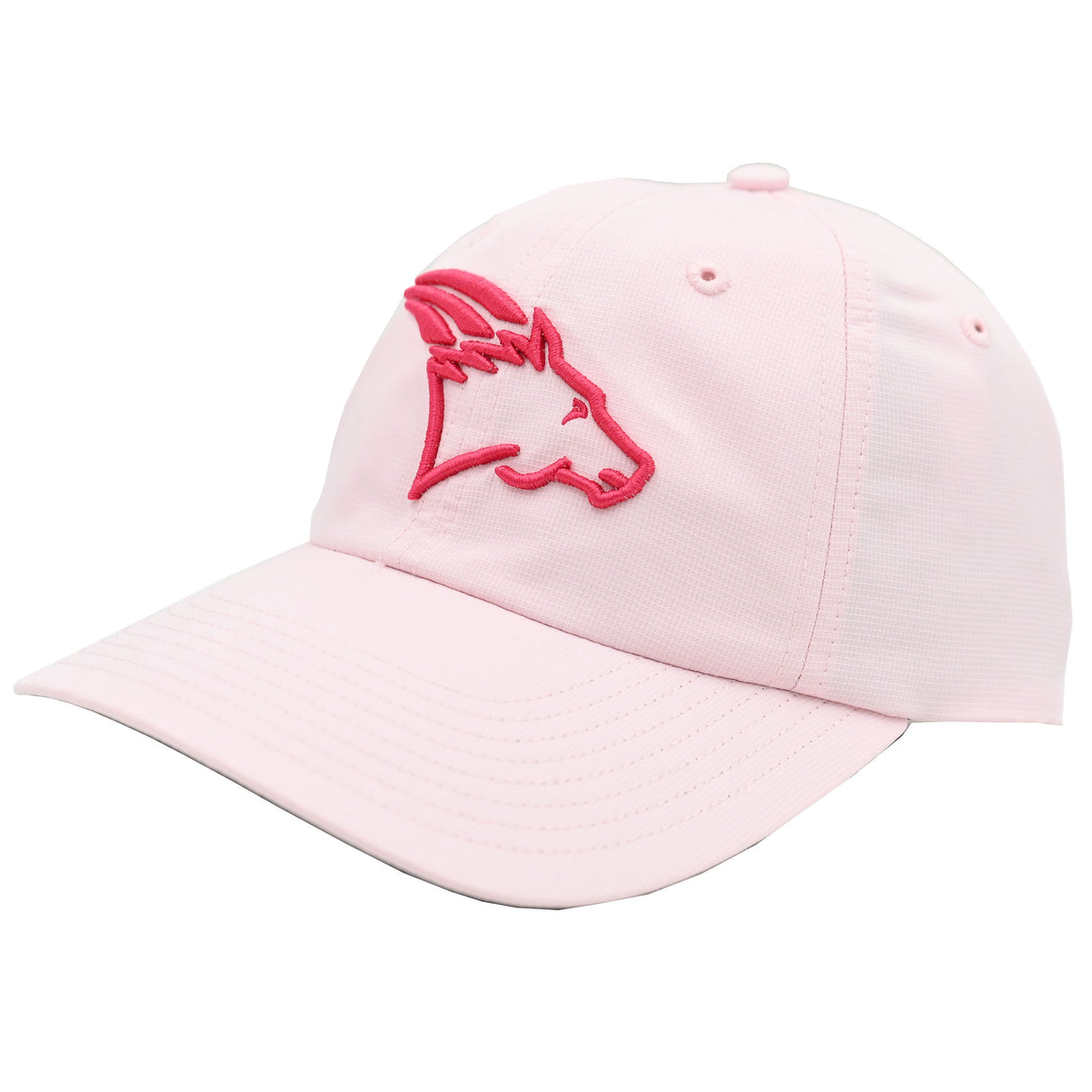Coolhorse Baby Pink Active Cap with Hot Pink Coolhorse Logo