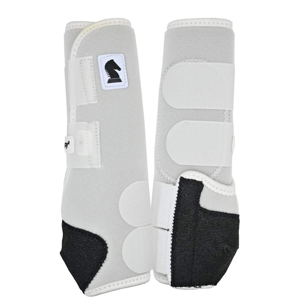 Classic Equine Legacy2 Hind Tall Protective Boots- White