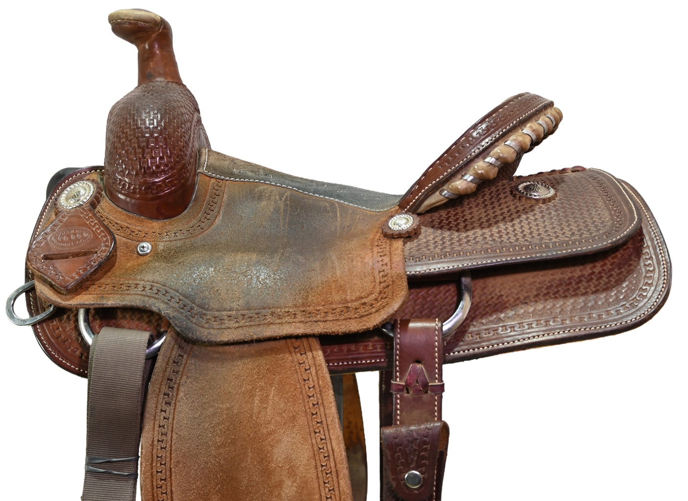 Used 13.5" Corriente Team Roping Saddle