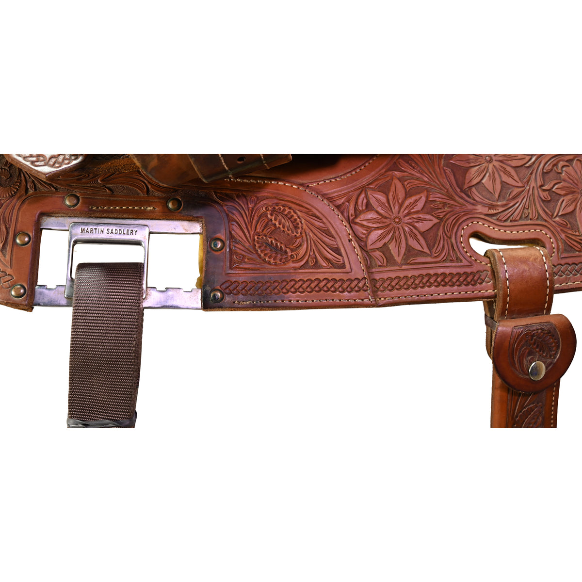 Used 14" Martin Crown C Barrel Racing Saddle