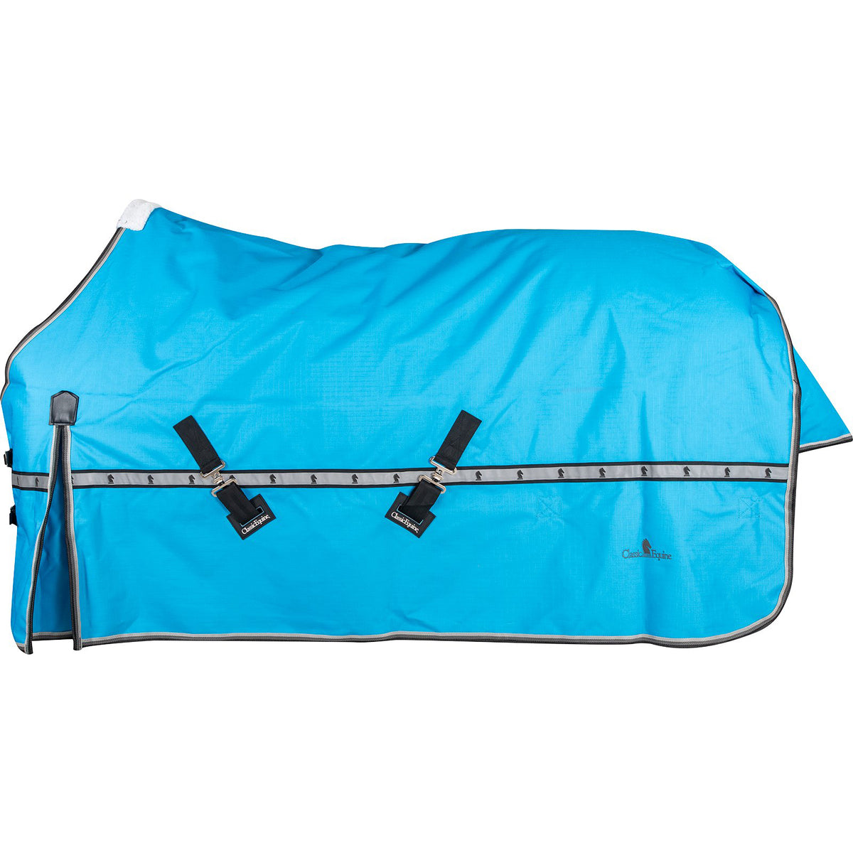Classic Equine 10K Cross Trainer Turnout Blanket- Aloha Blue